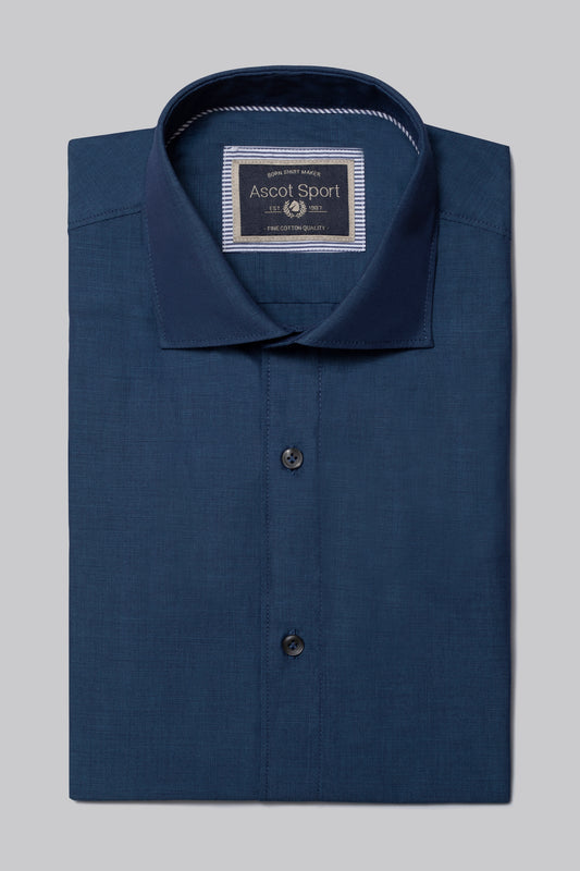 Camicia collo classico in 100% cotone Fil à Fil