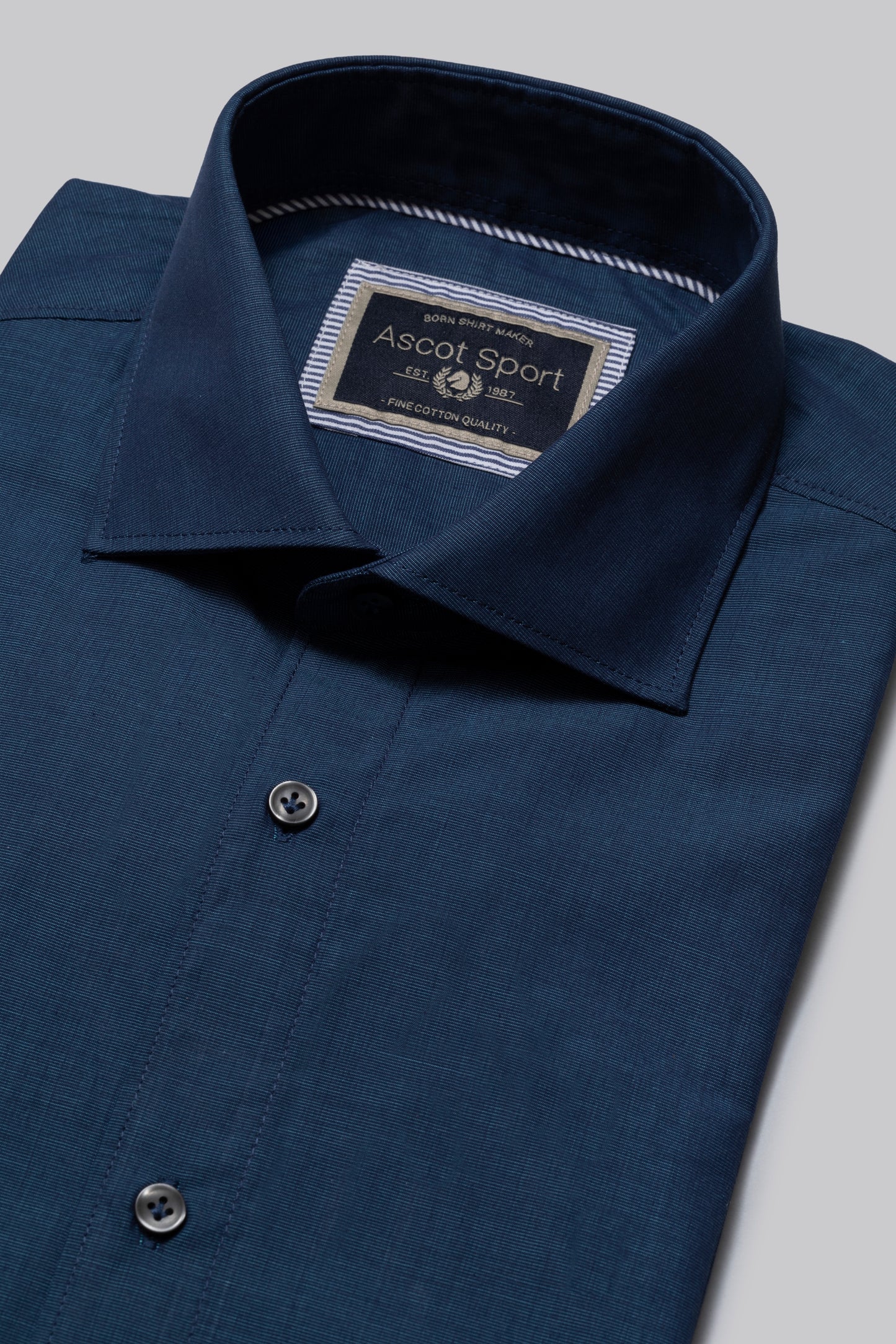 Camicia collo classico in 100% cotone Fil à Fil