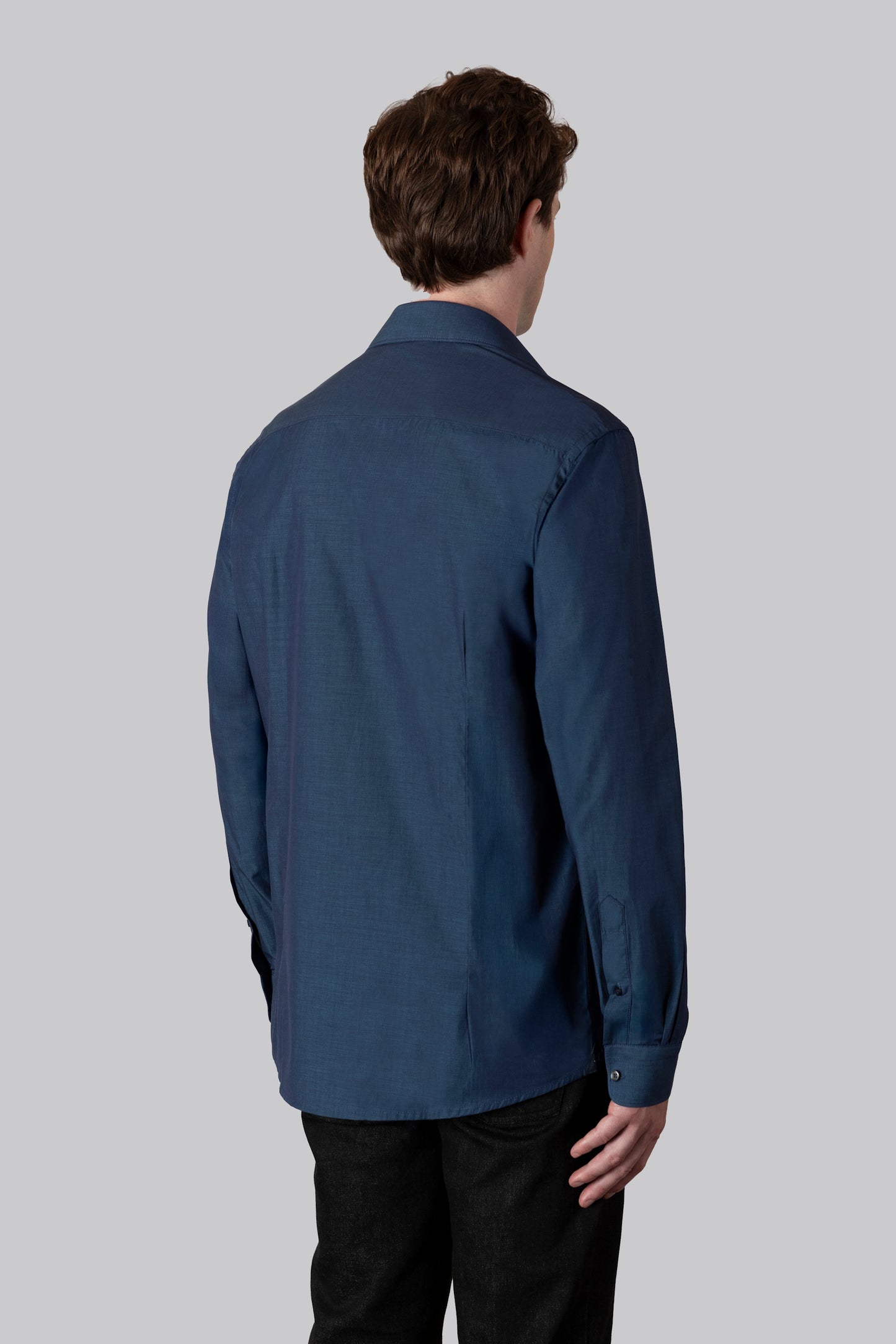 Camicia collo classico in 100% cotone Fil à Fil