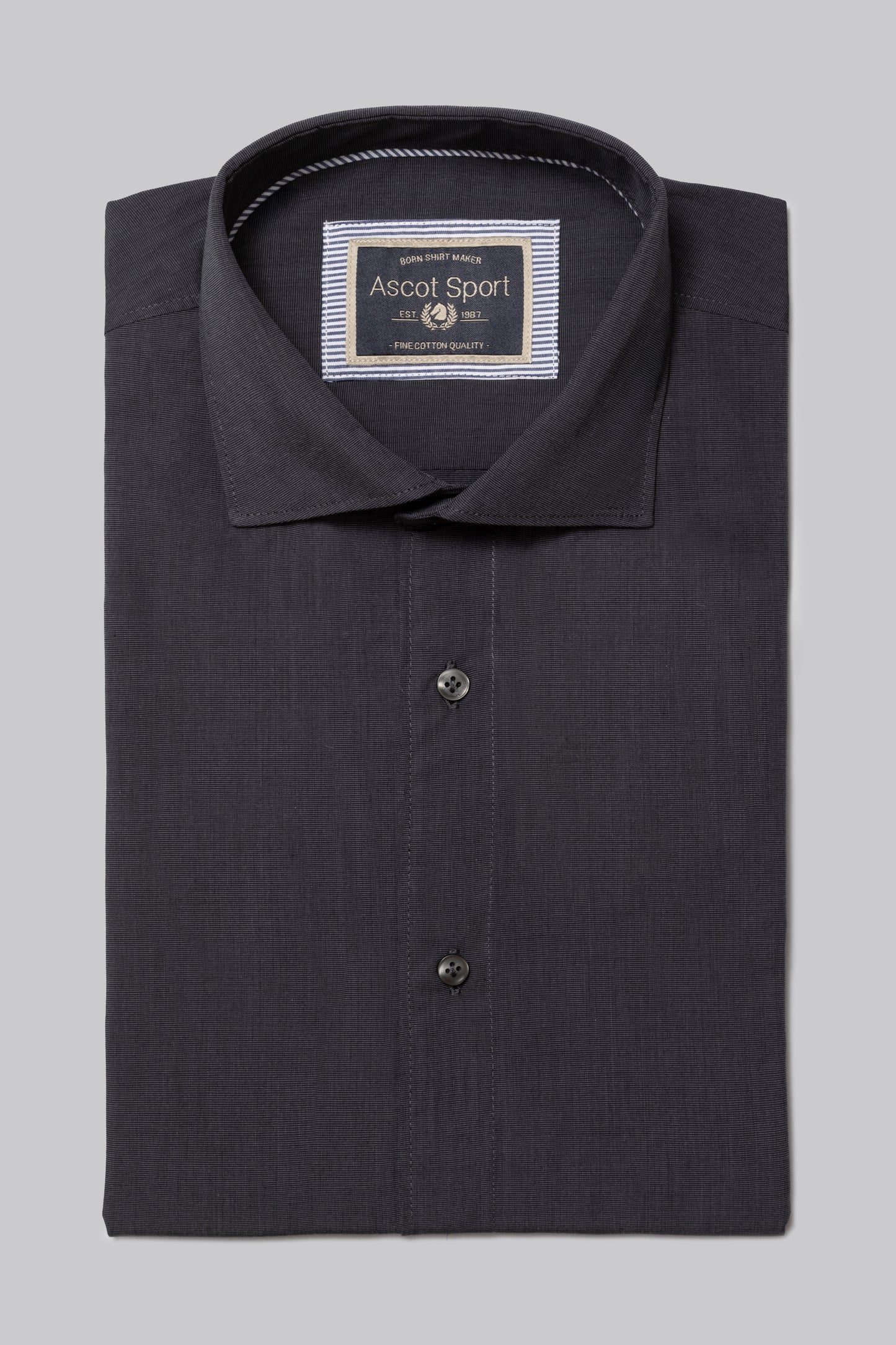 Camicia collo classico in 100% cotone Fil à Fil