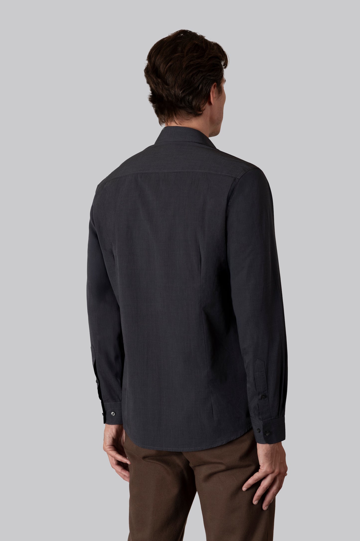 Camicia collo classico in 100% cotone Fil à Fil