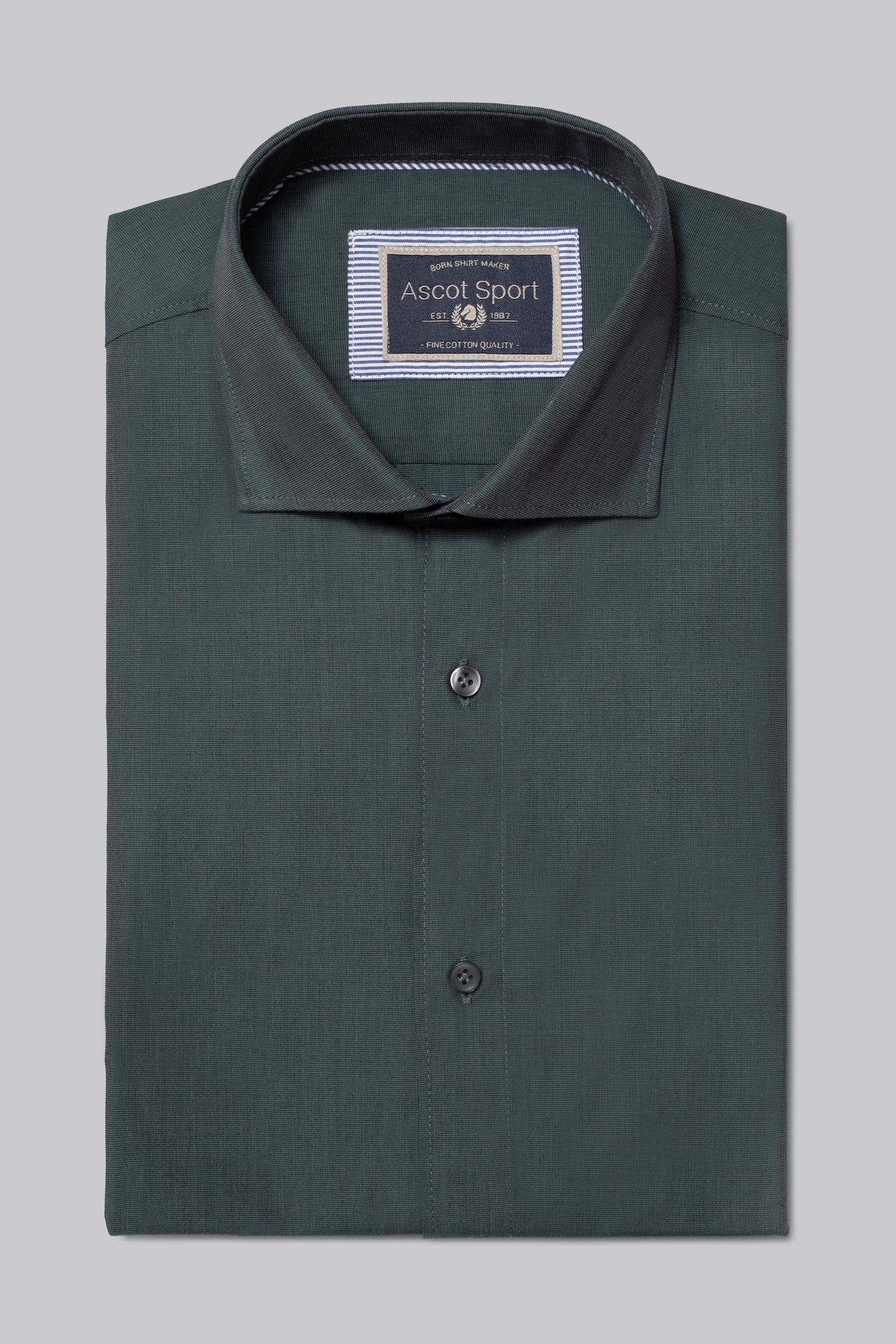 Camicia collo classico in 100% cotone Fil à Fil