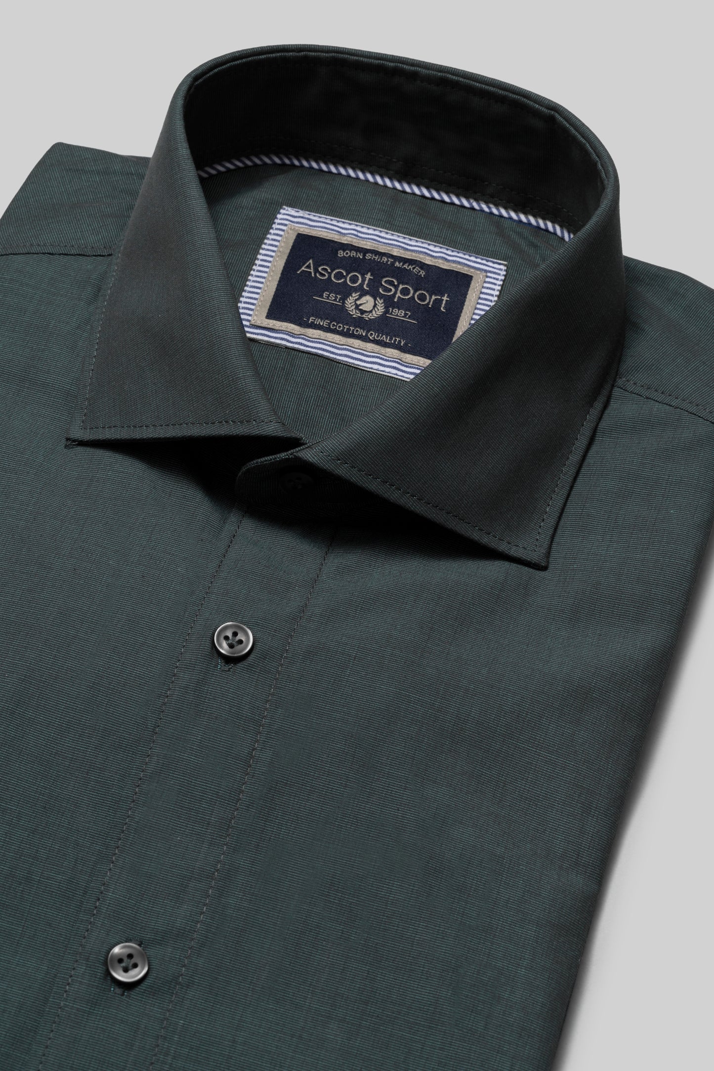 Camicia collo classico in 100% cotone Fil à Fil