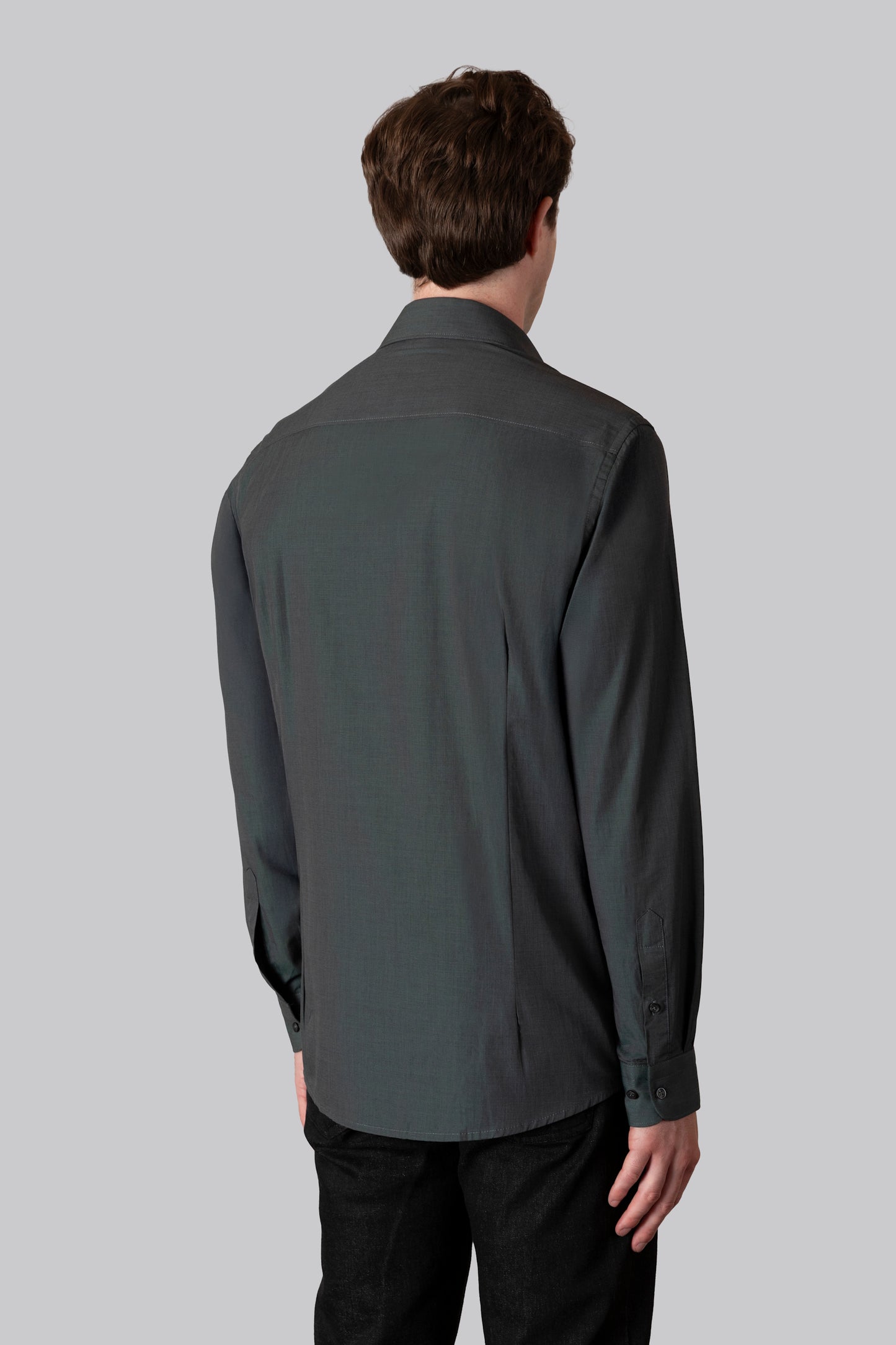 Camicia collo classico in 100% cotone Fil à Fil