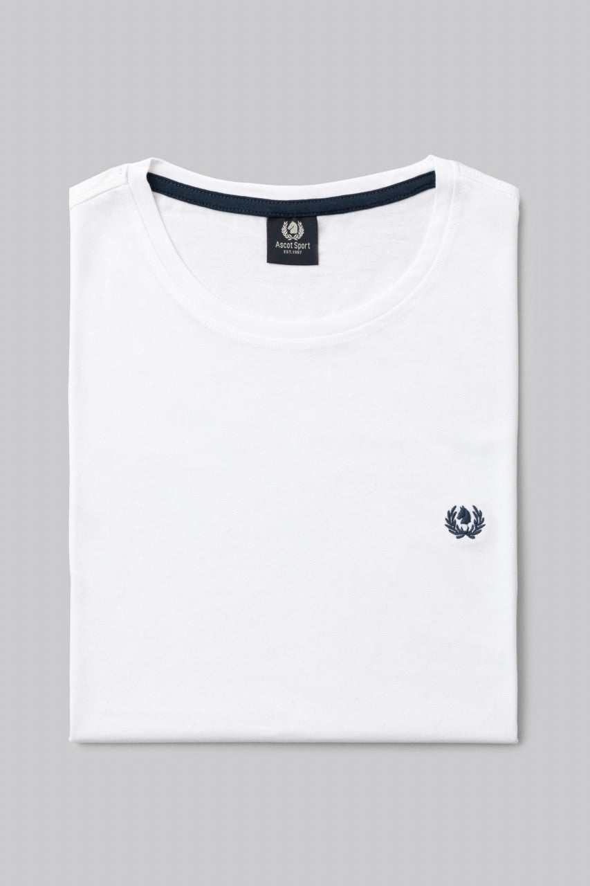 T-shirt 100% cotton with contrasting embroidery