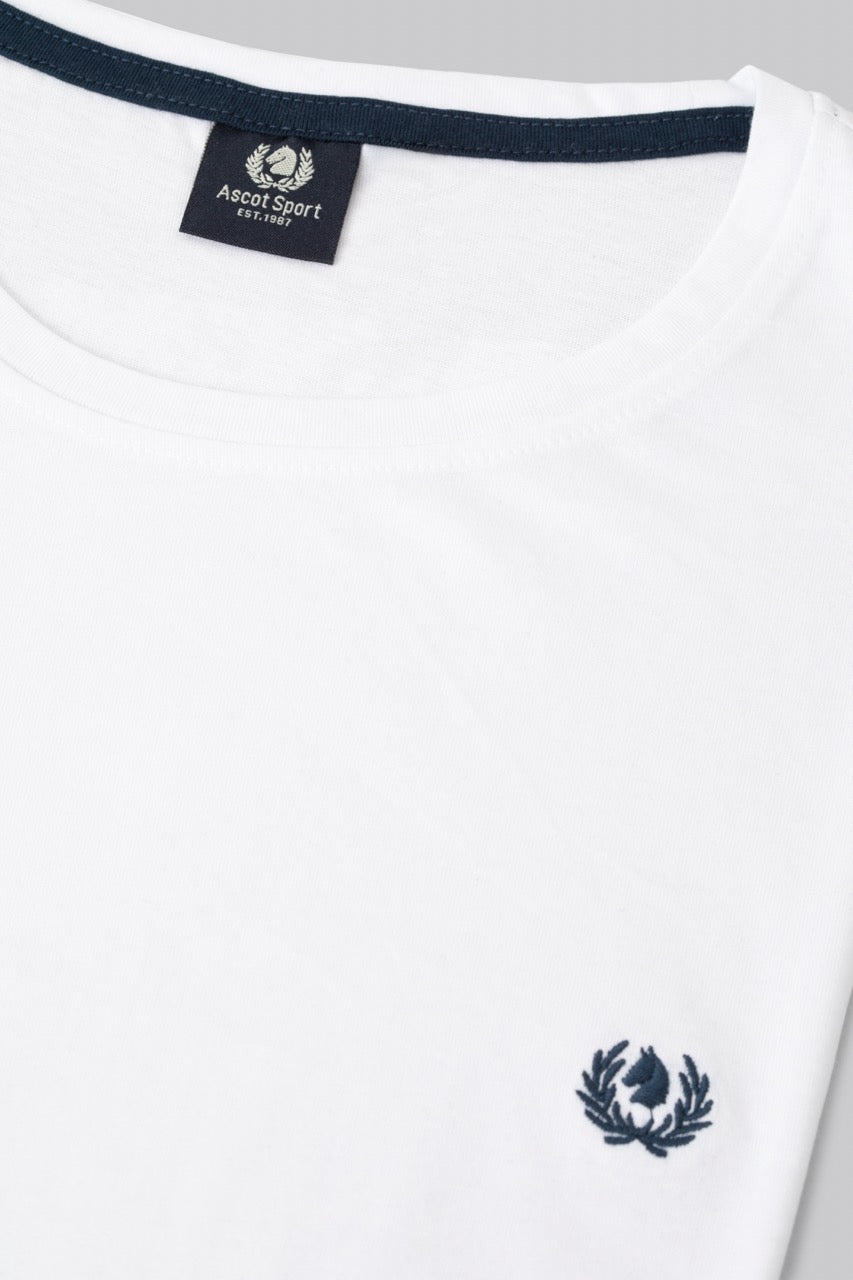 T-shirt 100% cotton with contrasting embroidery