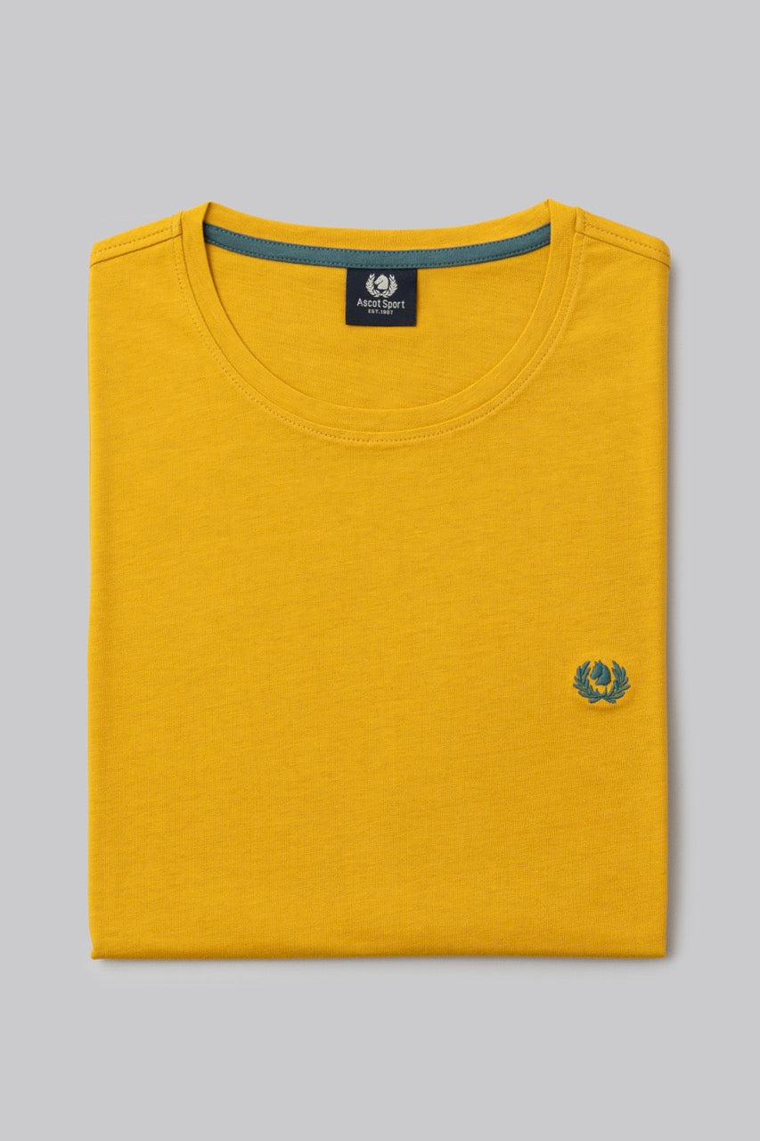 T-shirt 100% cotton with contrasting embroidery