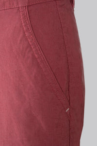 bermuda in misto lino cotone
