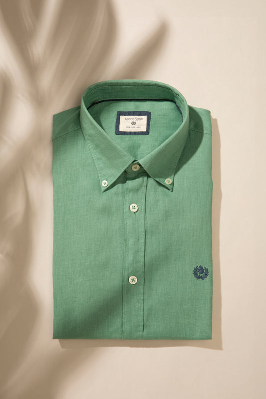 Camicia Button Down in 100% puro lino