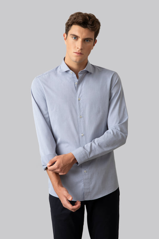 Camicia 100% cotone fil à fil