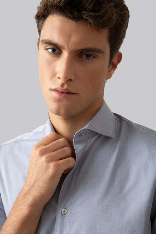 Camicia 100% cotone fil à fil
