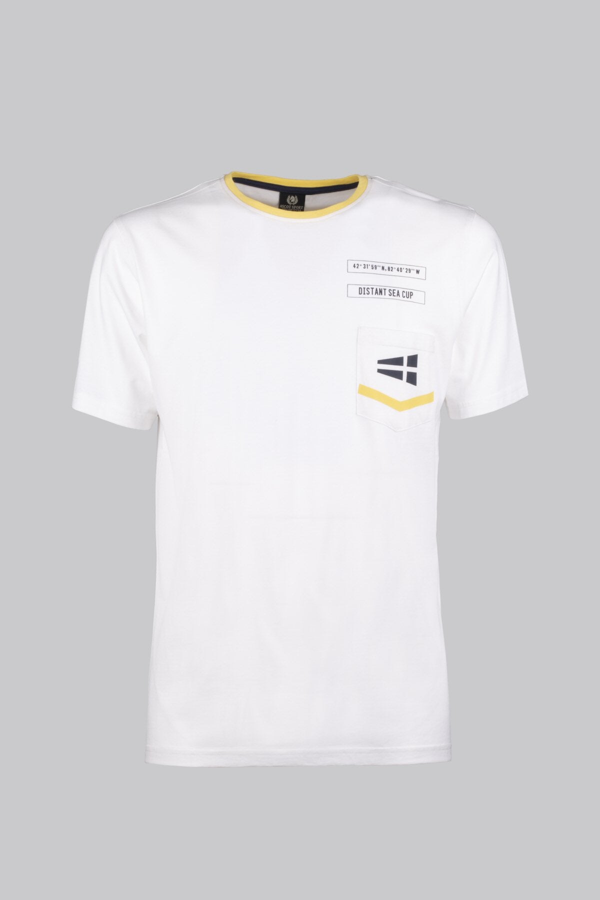 T-Shirt grafica e taschino