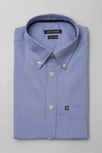 Camicia in cotone dobby fantasia