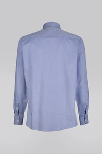 Camicia in cotone dobby fantasia