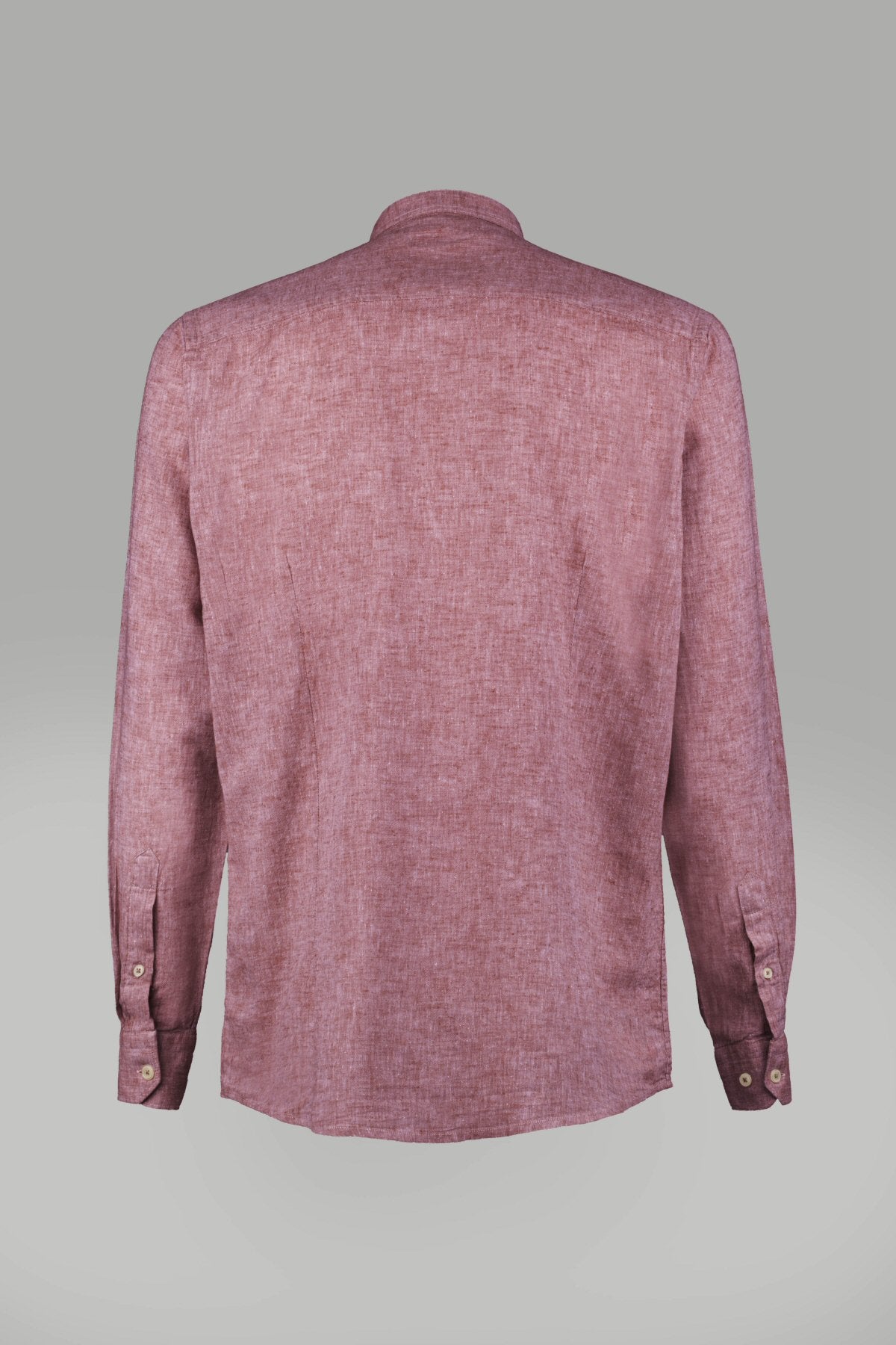 Camicia misto lino collo corea