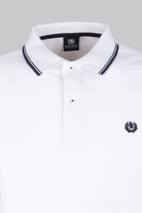 Polo in piquet con contrasto