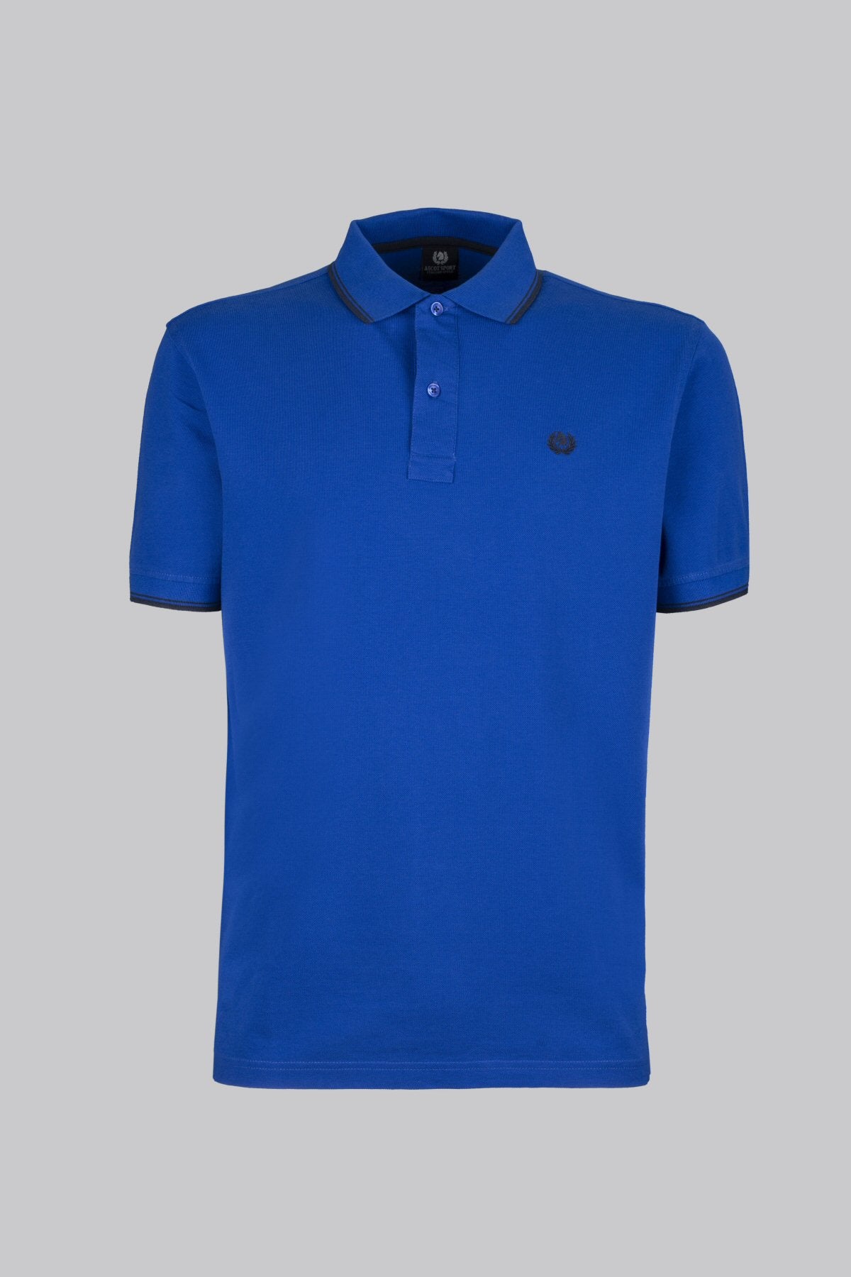 Polo in piquet con contrasto