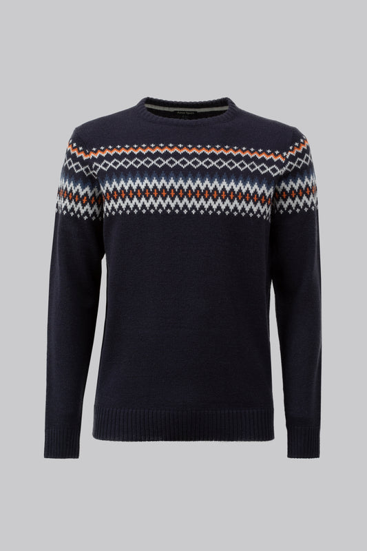 Maglia girocollo motivo “Norway”
