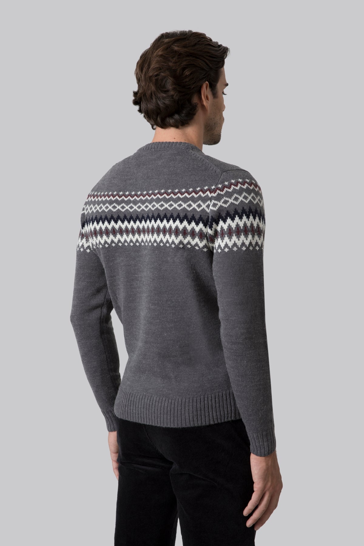 Maglia girocollo motivo “Norway”