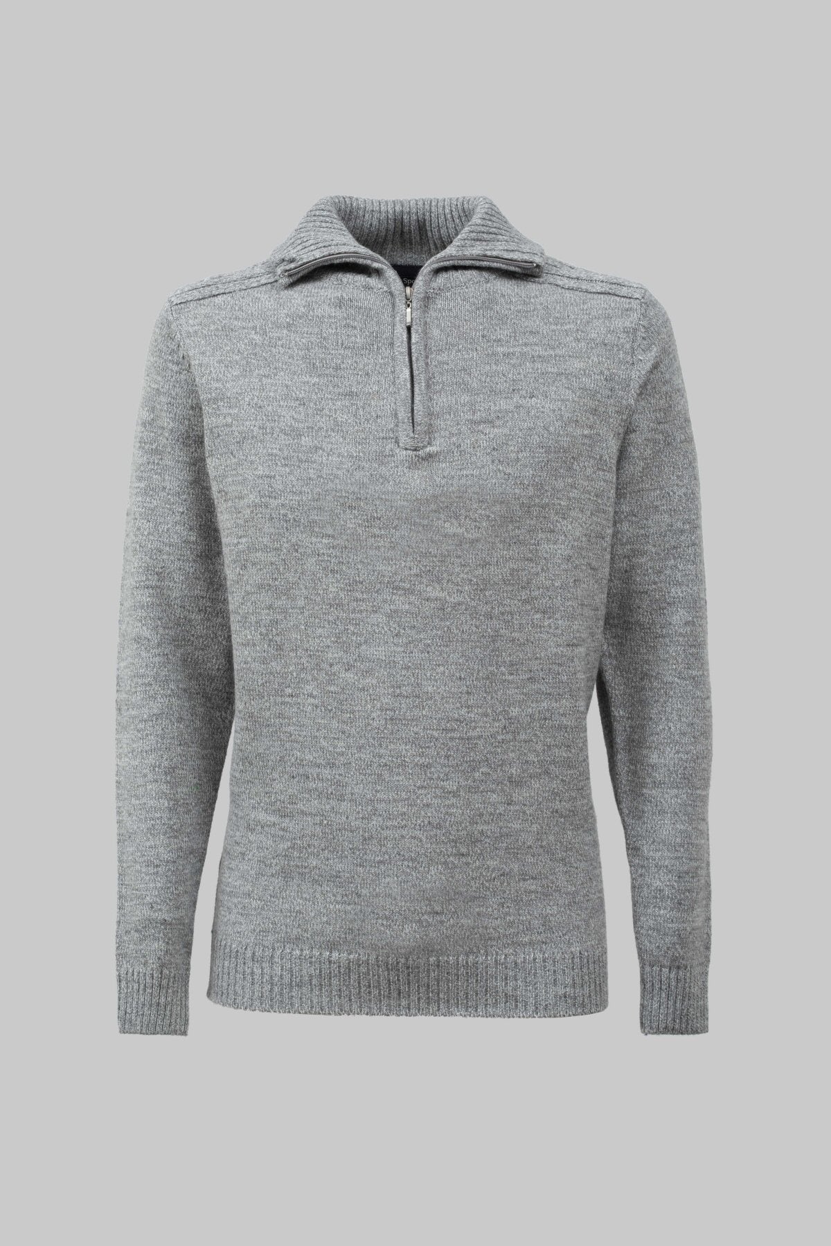 Pullover mezza zip
