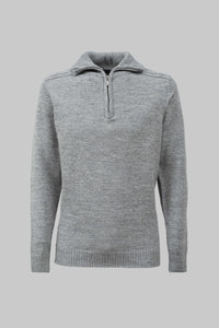 Pullover mezza zip