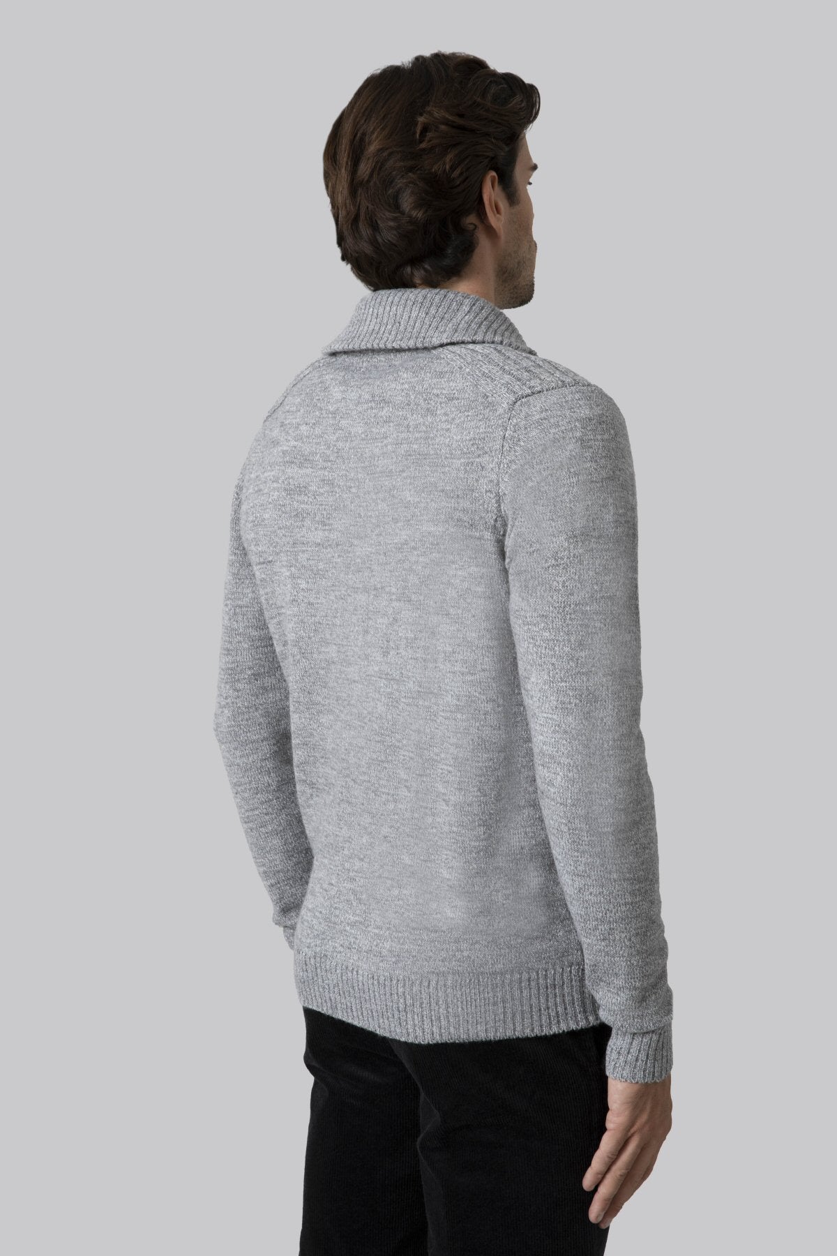 Pullover mezza zip