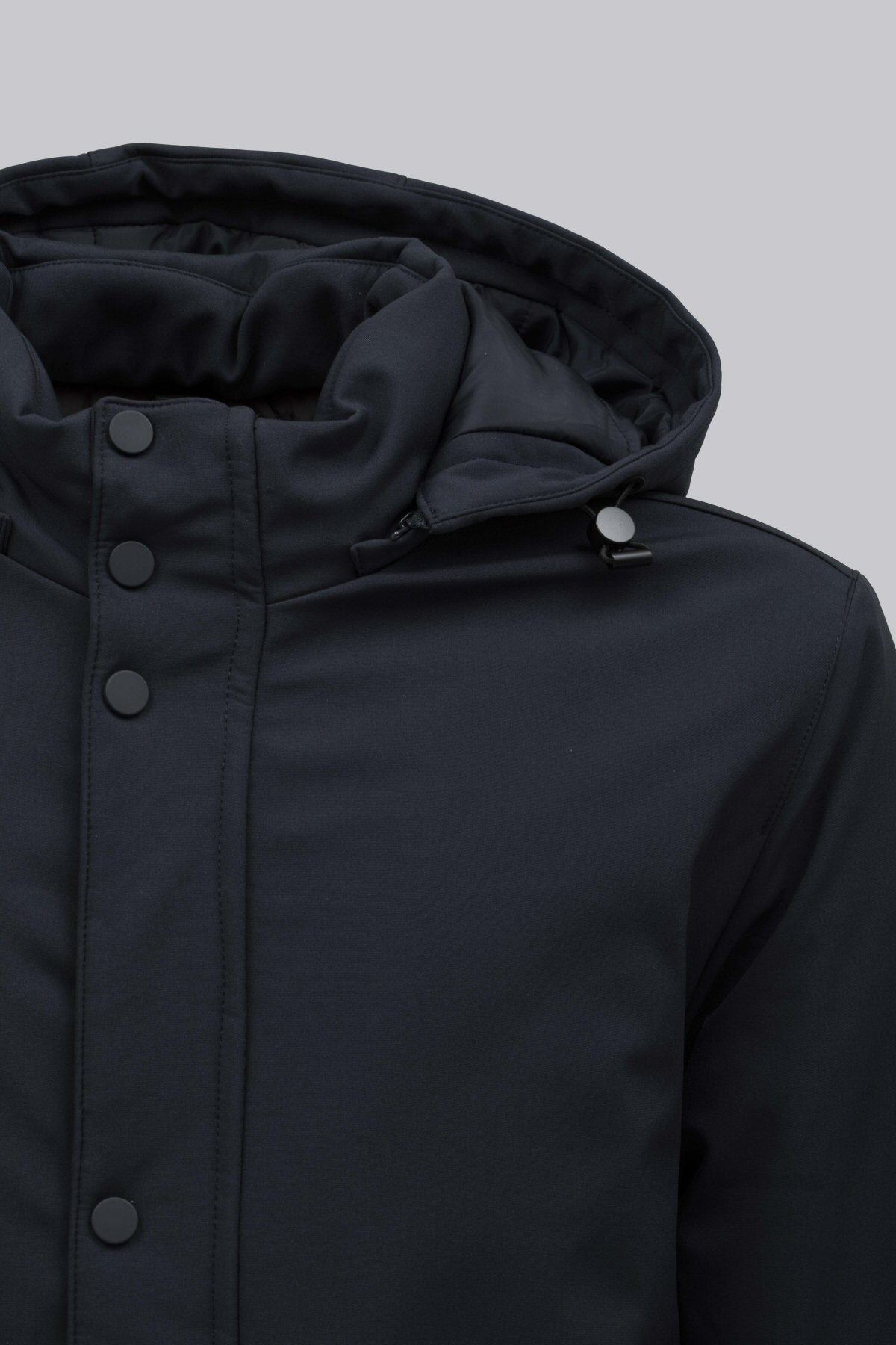 Technical fabric parka