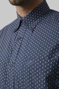 Camicia in popeline stampato