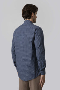 Camicia in popeline stampato
