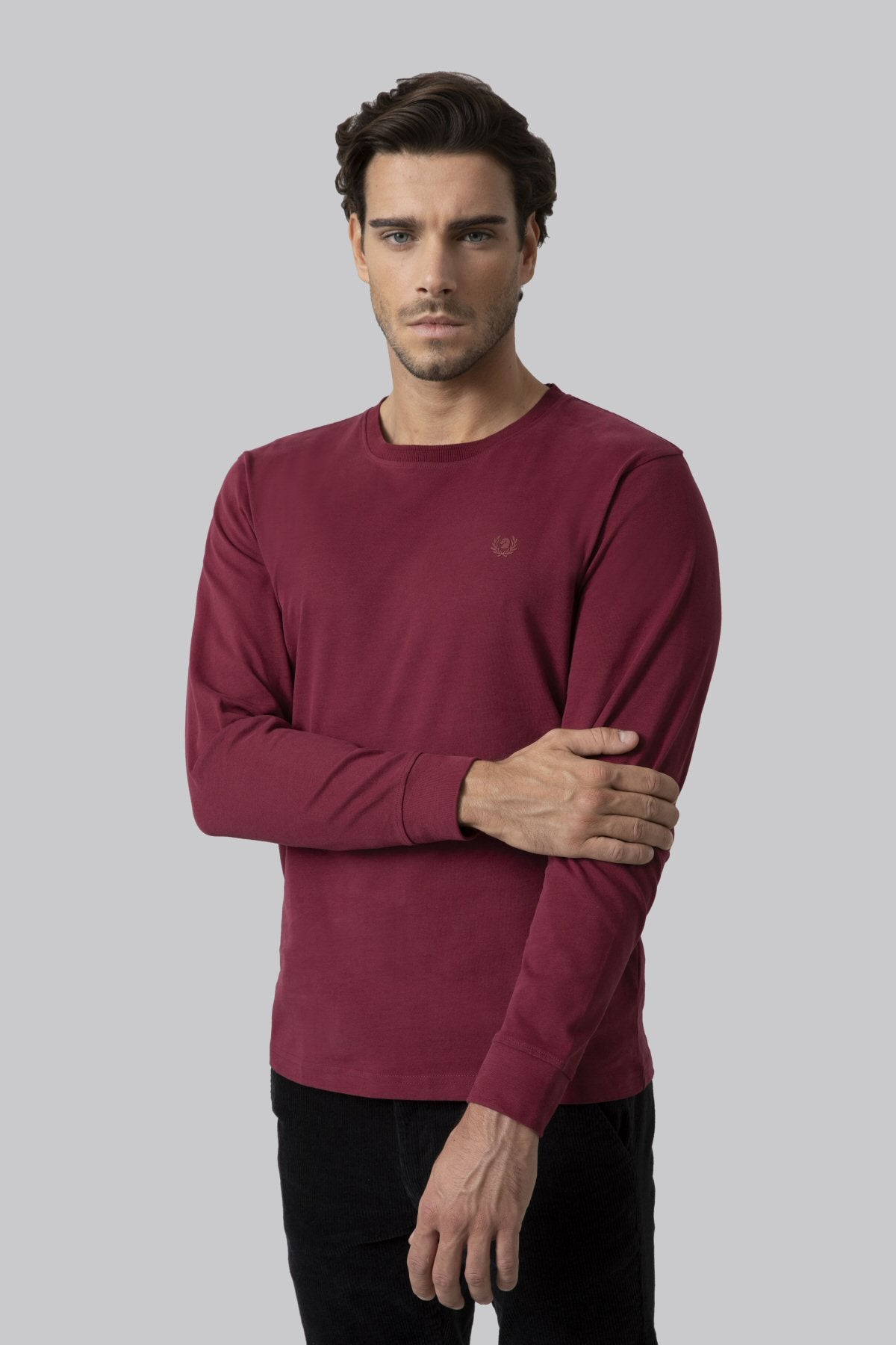 T-Shirt manica lunga in caldo cotone