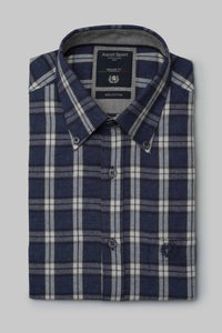 Camicia in flanella fantasia