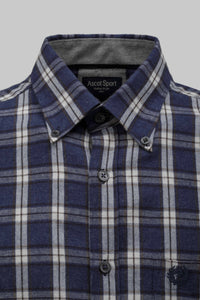 Camicia in flanella fantasia