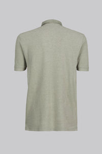Polo con contrasto su abbottonatura