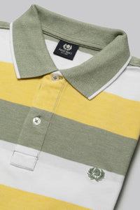 Polo in cotone due toni
