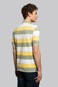 Polo in cotone due toni