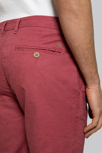 Pantalone chino in misto lino cotone