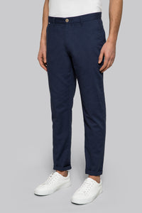 Pantalone chino in misto lino cotone