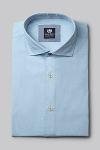 Camicia con bottoni a contrasto