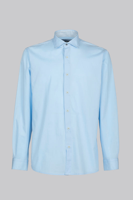 Camicia con bottoni a contrasto