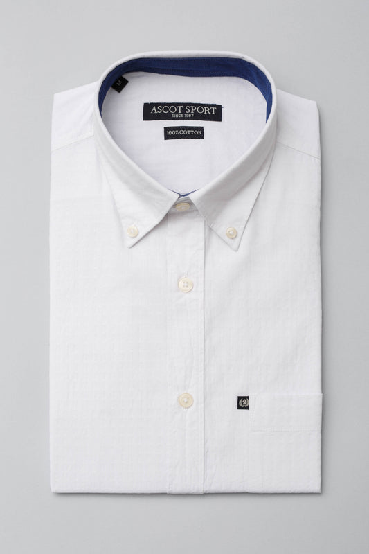 Camicia bianca in cotone puro