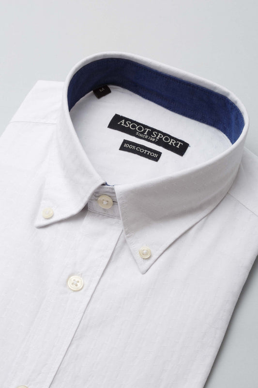 Camicia bianca in cotone puro