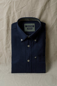 Camicia Button Down in misto lino cotone