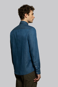Camicia in Denim modello Western