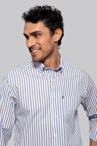 Camicia Button Down multiriga