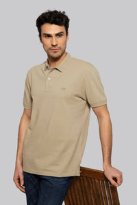 Polo con dettaglio jacquard