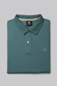 Polo con dettaglio jacquard