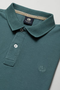 Polo con dettaglio jacquard