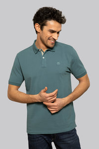 Polo con dettaglio jacquard