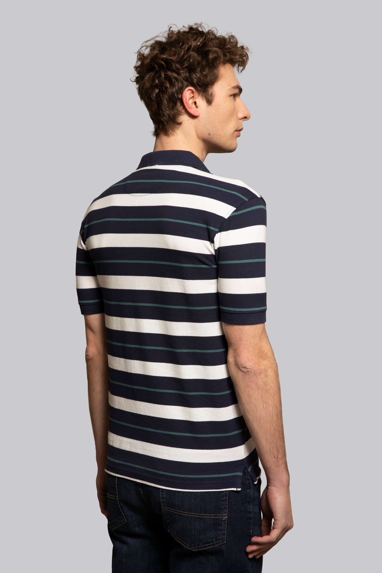 Cotton piqué polo shirt