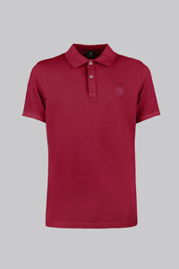 Polo in cotone tinto capo
